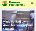 Humanity Foundation is mobiel